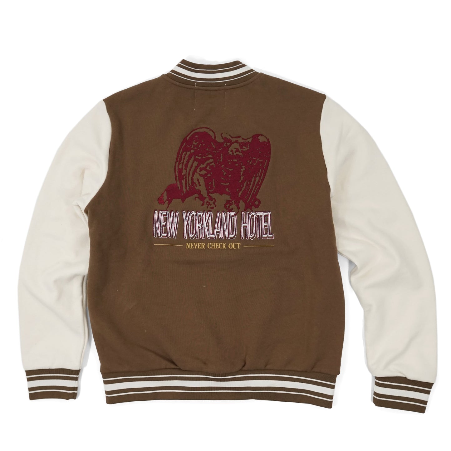 New Yorkland Hotel Varsity Bomber (Brown)