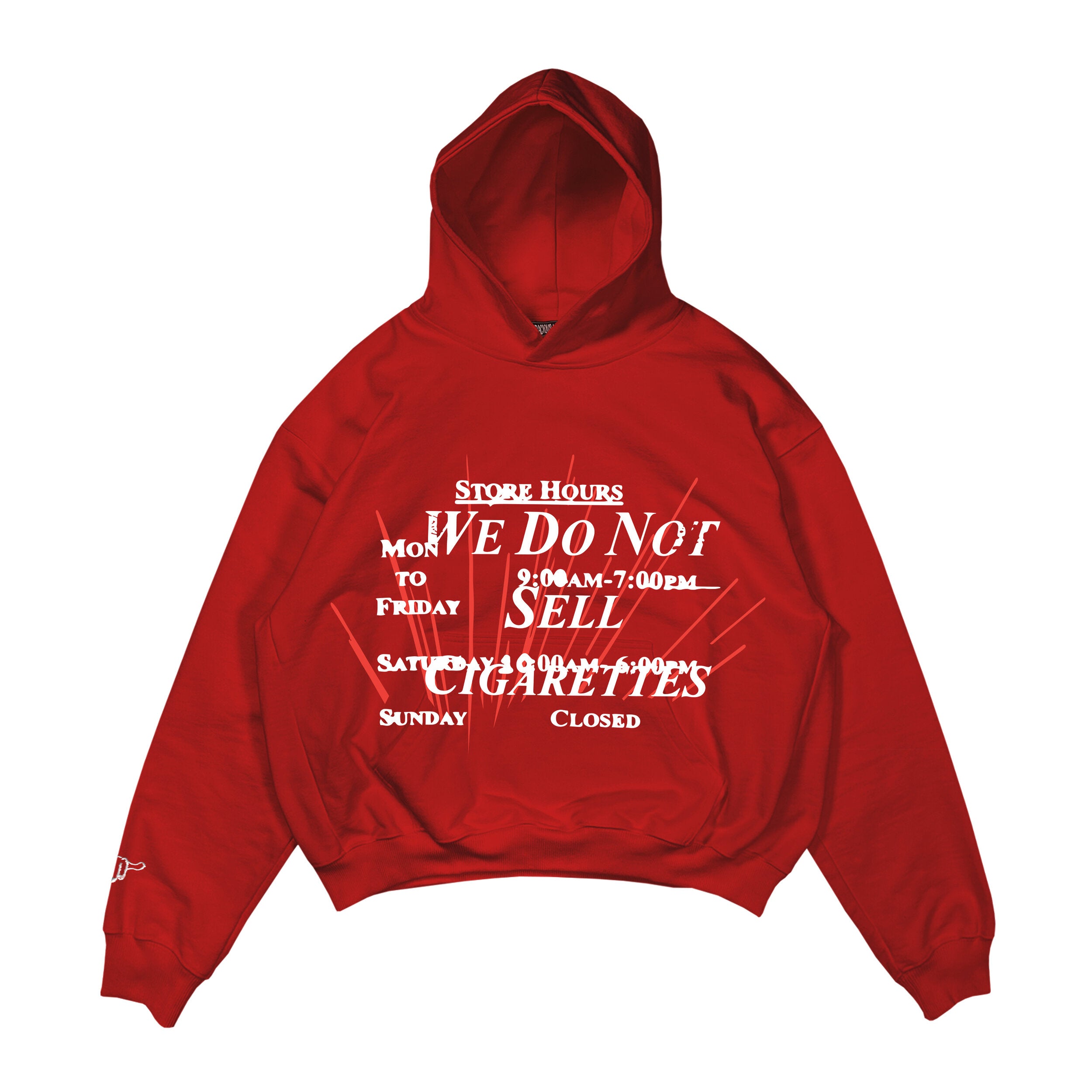 Sunset Edition Cigarettes Heavyweight French Terry Hoodie (Deep Red) –  Gracious MFG Store