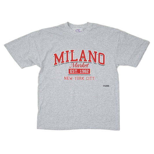 Milano Market Milano, NYC T-Shirt (Heather Grey)