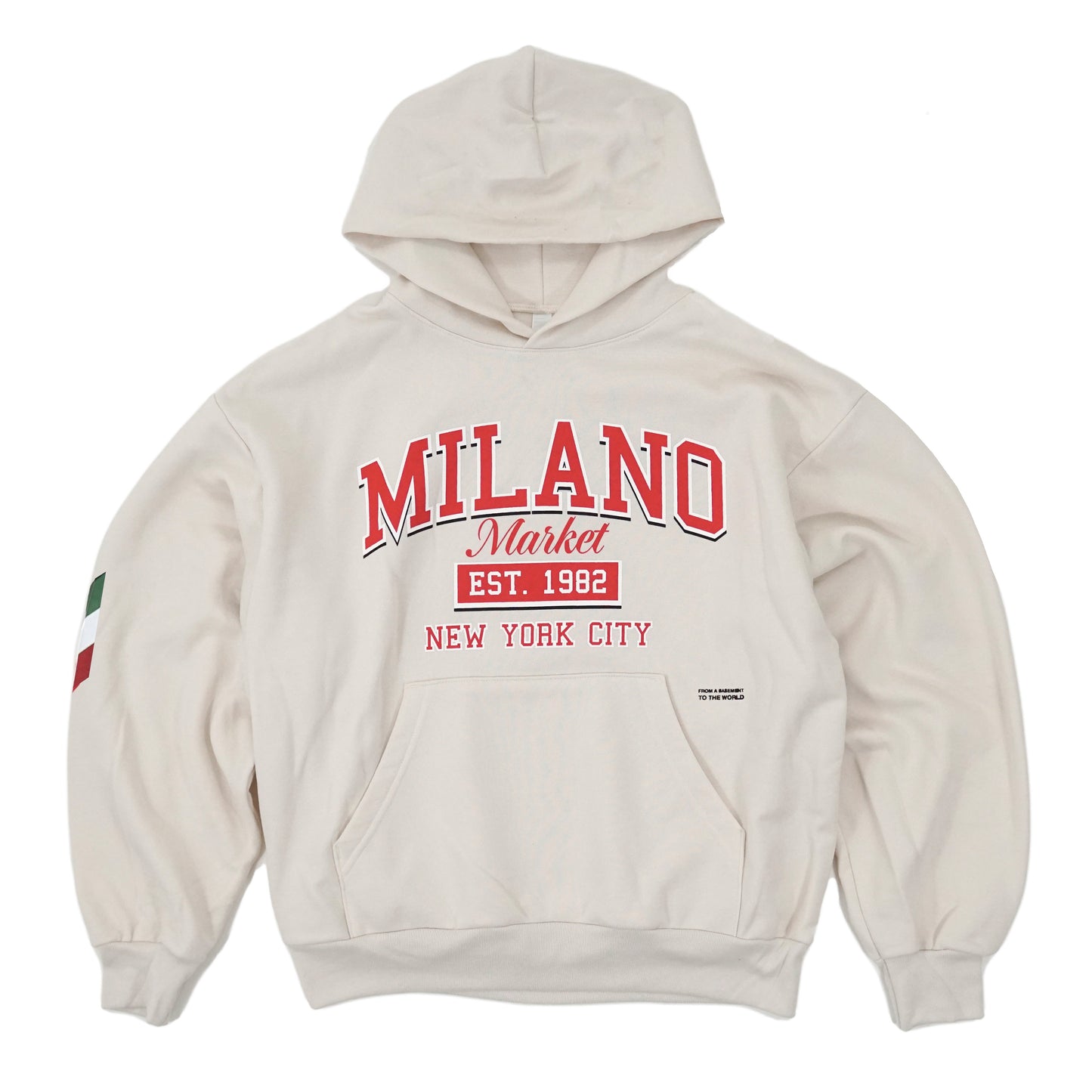 Milano Market Milano, NYC Active Hoodie (Cream)