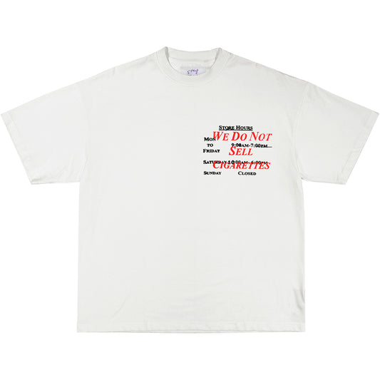 Cigarettes Heavy T-Shirt (Off White)