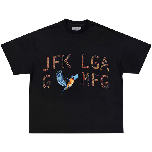 Feather Weather T-Shirt (Black)