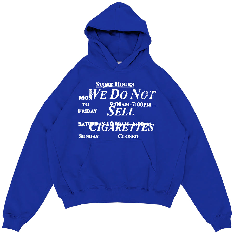 The 1st Cigarette Hoodie (Royal Blue)