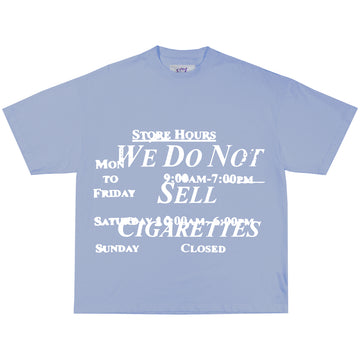 The 1st Cigarette T-Shirt (Euro Blue)