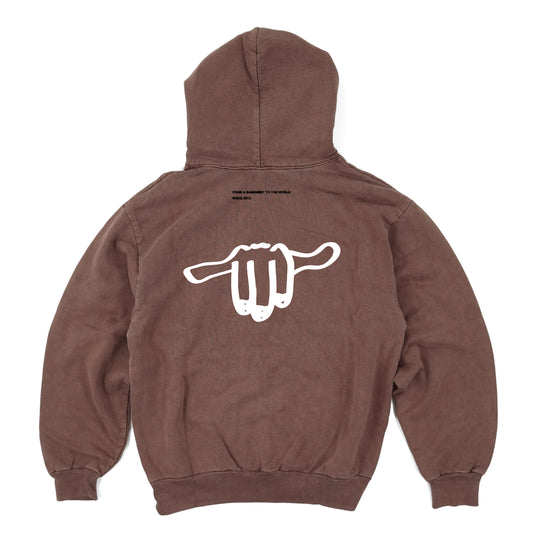 Hand Logo Hoodie (Brownstone)